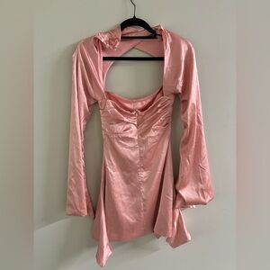 XS Pink Fleur de Vendetta Mini Dress